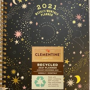 Unique universe, moon and galaxies 2021 Planner